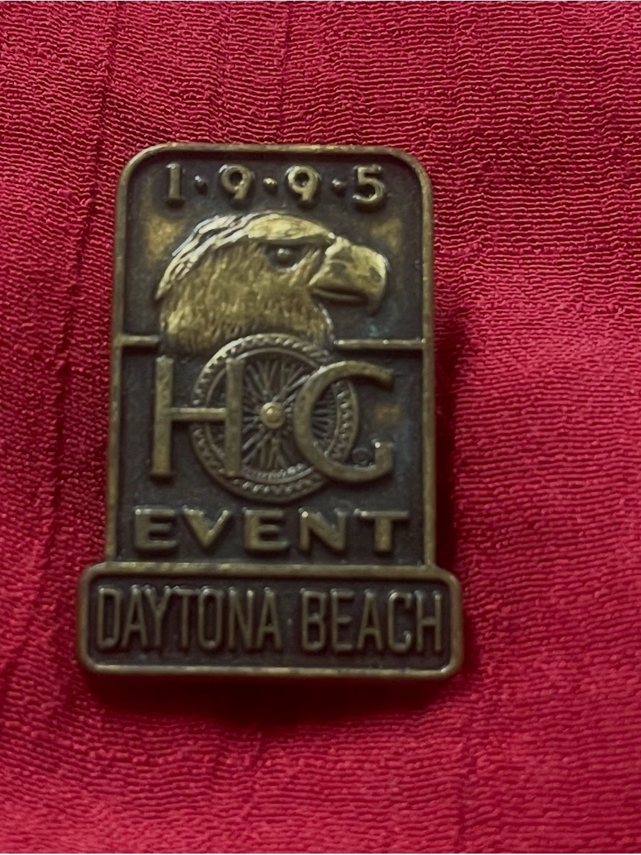Vintage 1995 HOG Event Pin Daytona Beach